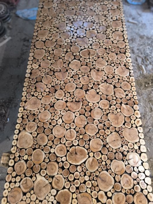 Панель можжевельника спили декор для бані