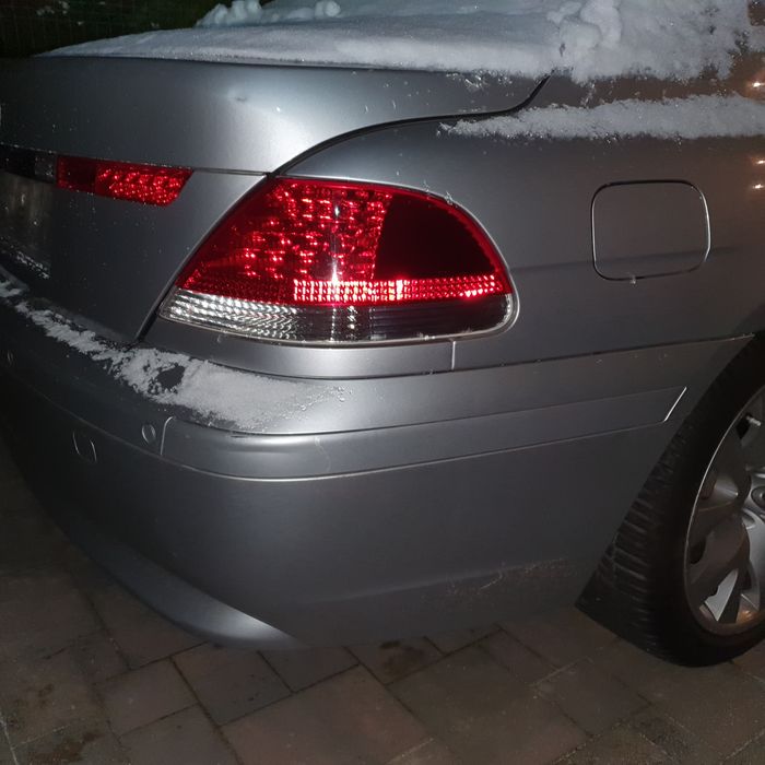 Bmw e65 7 klapa zderzak lampy, tył