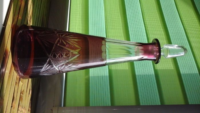 Кришталевий графін BOHEMIA. Текст!