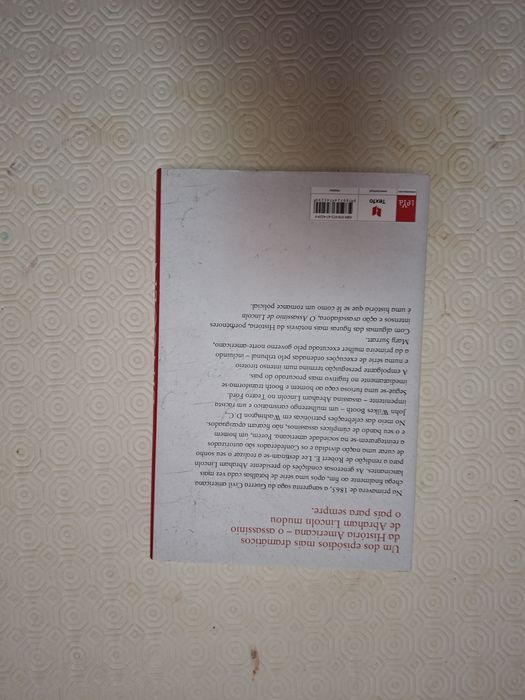 Livro "O Assassínio de Lincoln"
