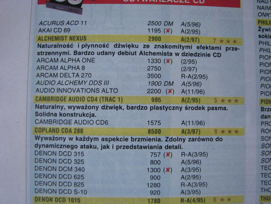 Cambridge Audio CD 4 na TDA1305T odtwarzacz CD TRAC 1