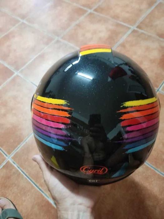 Capacete de Moto Cyril Integral Modular com Dupla Viseira