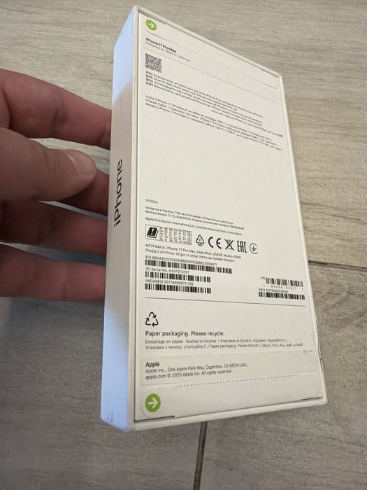 Айфон 17про макс 256