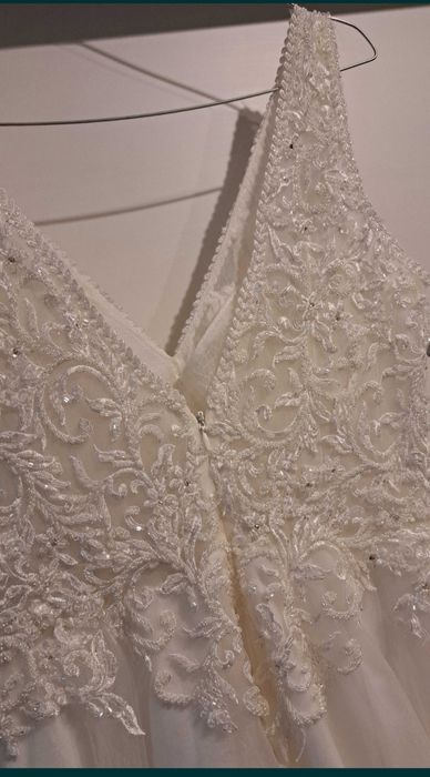 Suknia ślubna roz.S/M + 2 welony!!