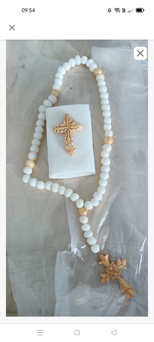 Różaniec plus książeczka na tort komunia