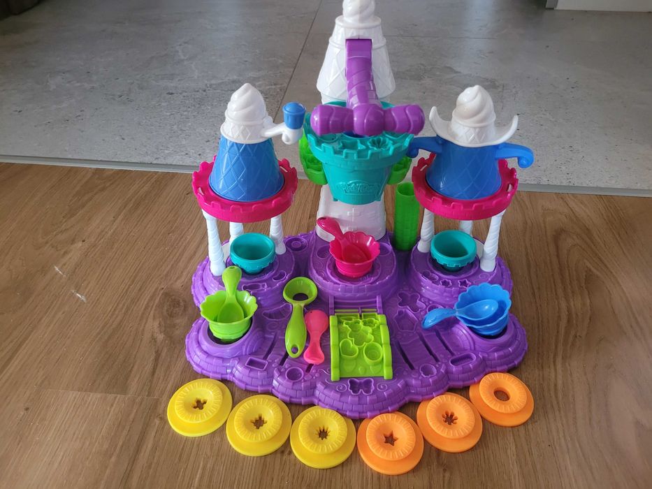 Play-doh lodowy zamek