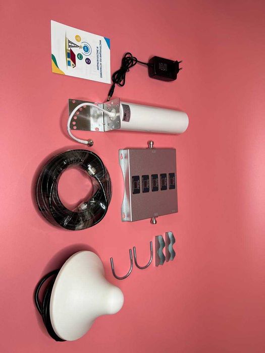 GSM репитер 5 диапазонов 800 900 1800 2100 2600 усилитель связи 3G 4G