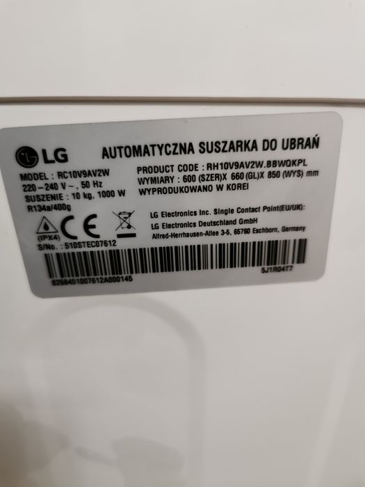 Pralka beko uzywana