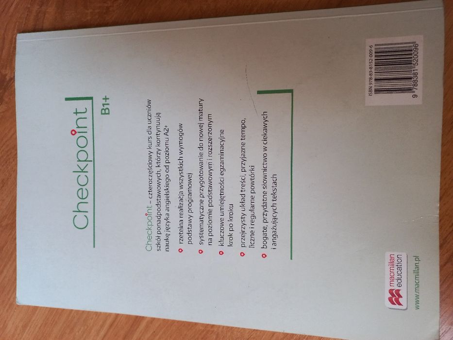 Checkpoint  Student Book B1+