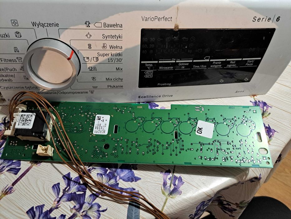 Moduł ,programator pralki Bosch vario perfect serie 6
