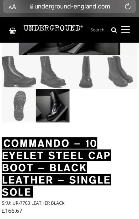 Botas plataforma Underground