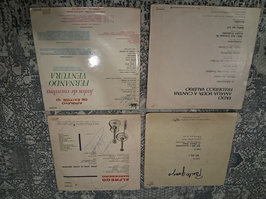 Vinyl (lote 4, Amália, Alfredo Marceneiro, Fernado Ventura e Paulo Gonzo)