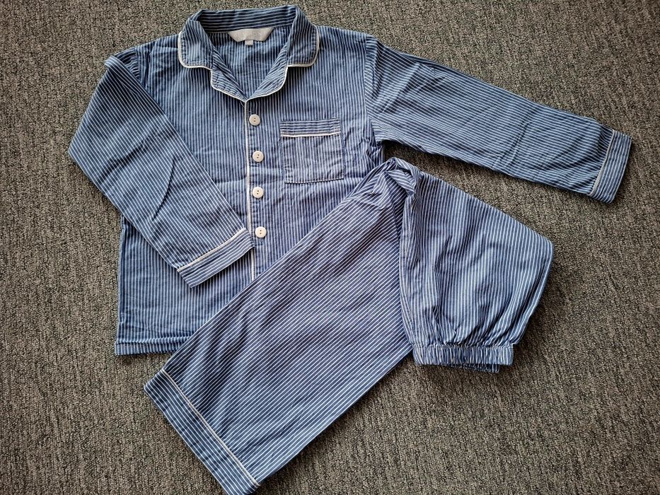 Piżama chłopieca 128 rozpinana