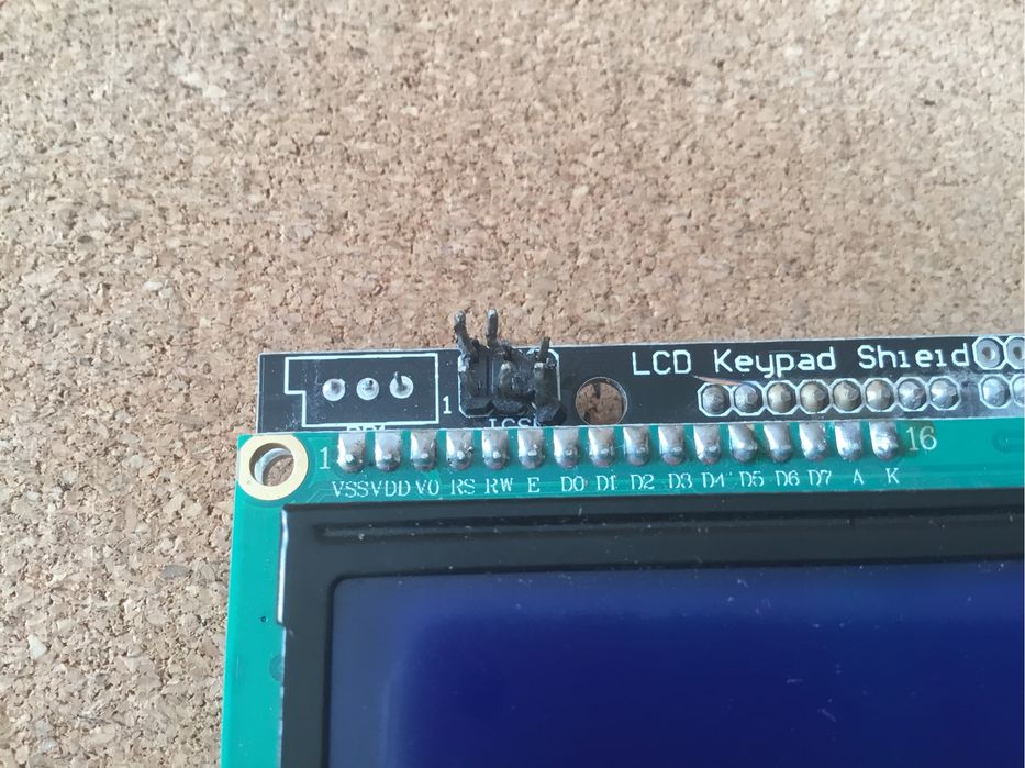 LCD keypad shield 1602 шилд дисплей для Ардуино