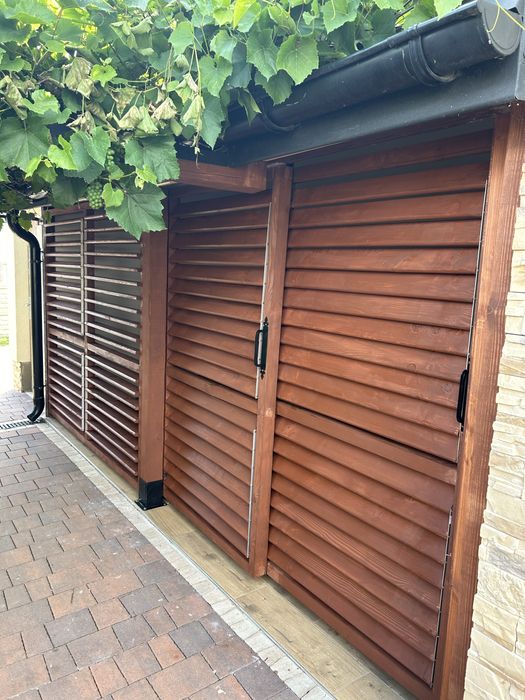 Żaluzje ruchome drewniane