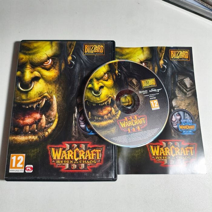gra pc - warcraft iii reign of chaos polska wersja - bez dodatku