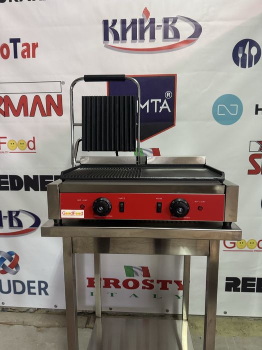 Гриль Прижимний+Жарочна Поверхня Комбінований Новий!!!