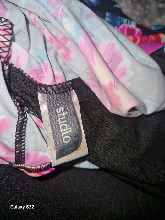 Купальник- плаття квітковий принт батал р.20