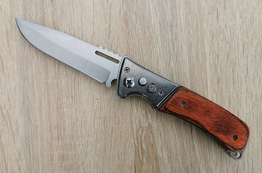 Nóż sprężynowy / folder / scyzoryk /EDC nowy. Tarnogród • OLX.pl