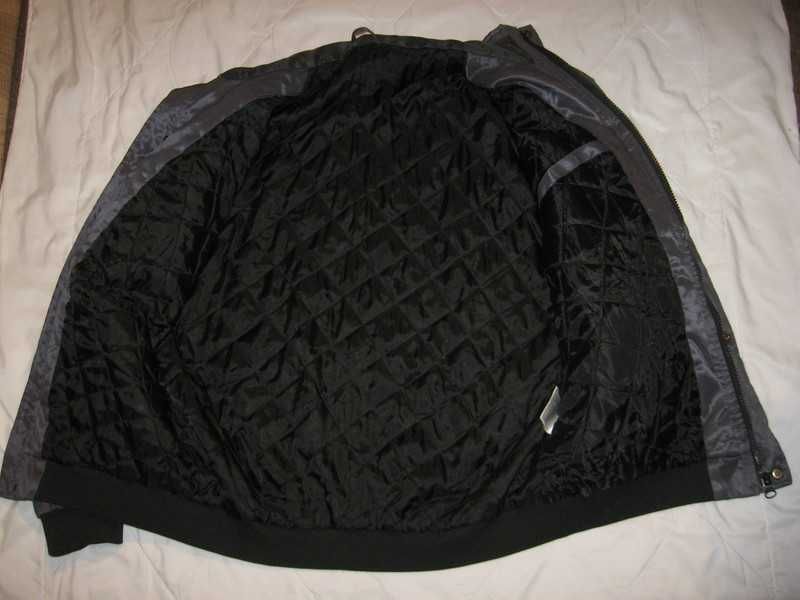 kurtka robocza lekko ocieplana pikowana L XL duża na wiosnę odblaski