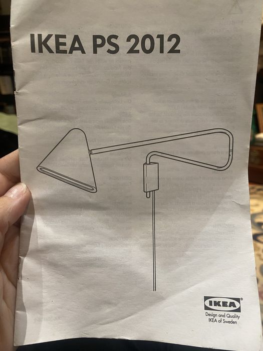 candeeiro IKEA PS 2012 LED de parede preto