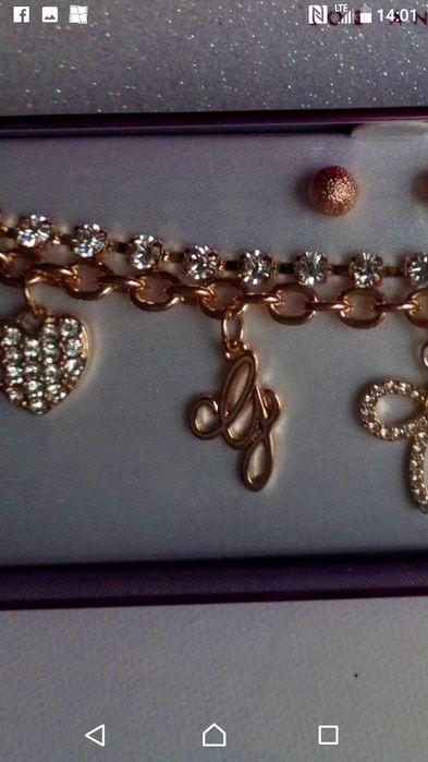 Bransoletka+kolczyki Guess-Oryginalny