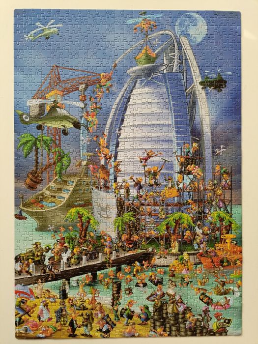 Puzzle 1000 D-Toys Cartoon Collection Dubaj Burdż Al-Arab