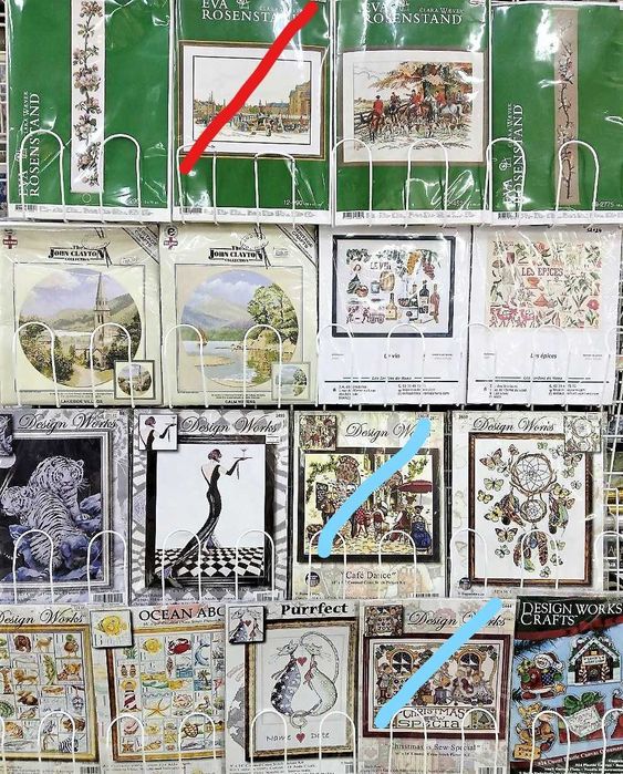 Вишивання Dimensions Permin Anchor Merejka. Будинок торгiлi 1-поверх.