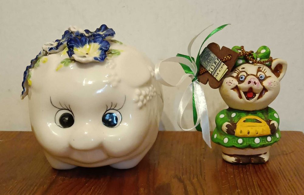 Копилка свинка керамическая поросенок