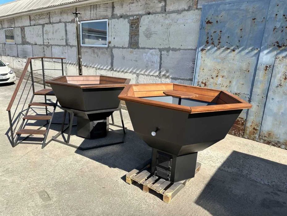 ‼️ВИРОБНИК‼️ Чан на Дровах  • Карпатьський чан на 4-6 чел • Банний чан