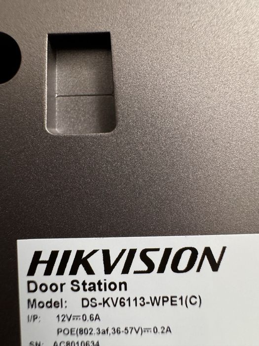 Панель Виклику HIKVISION DS-KV6113-WPE1