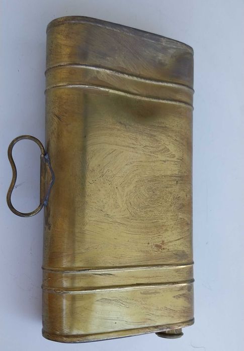 botija / lata antiga, acobreada