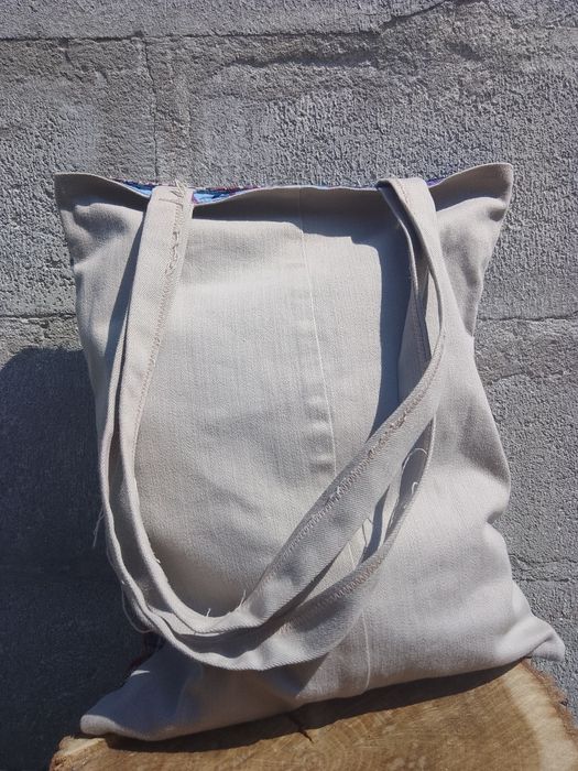 Сумка-шоппер ручной работы