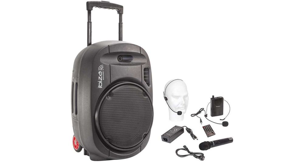 Vários modelos Trolley coluna activa com bateria e 2 micros