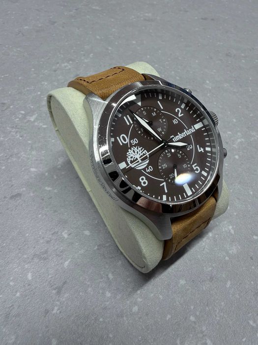 Relógio Timberland Masculino - Mostrador Escuro e Bracelete em Pele
