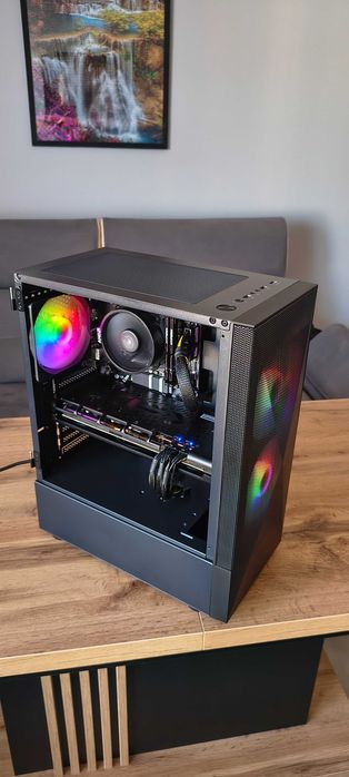 Komputer Gamingowy: RX 5700 XT 8GB/AMD RYZEN /SSD M.2/AM4/WIN11 PRO