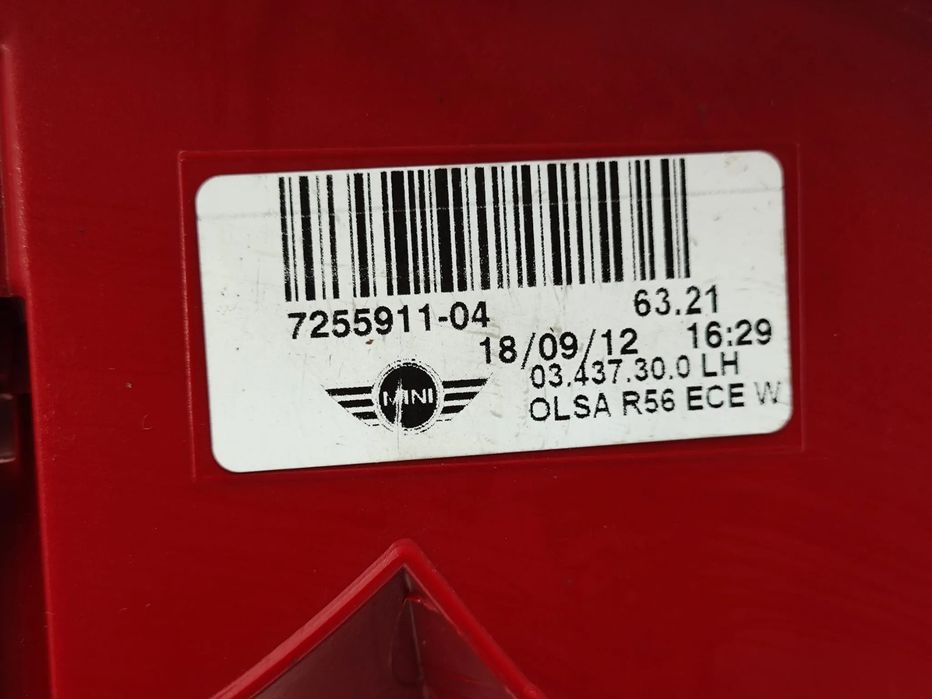 Farolins Tras Traseiros Esquerdo Direito Original LED BMW Mini R56