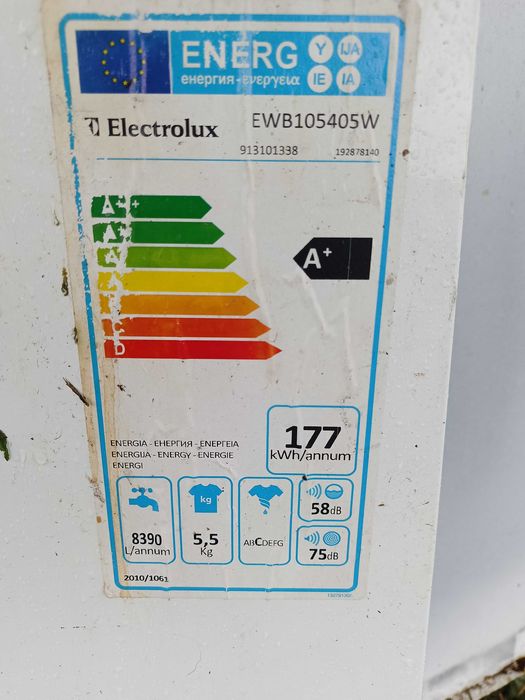 pralka electrolux EWB105405W części