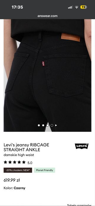 Spodnie damskie levis
