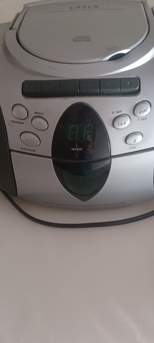 Radio Leiror CD e cassete  Portátil