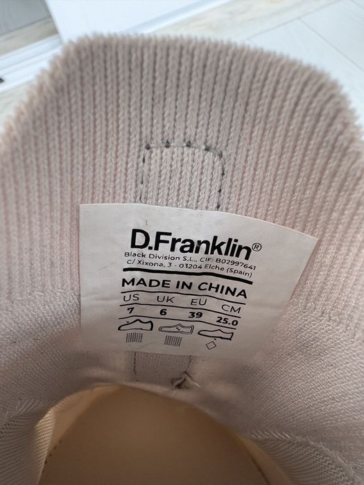 Sapatilhas D.Franklin Aero Sneakers, tamanho 39