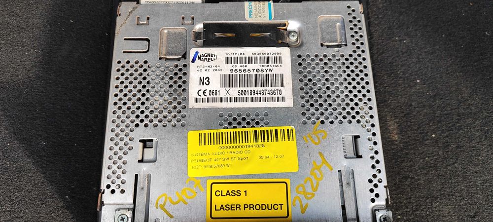 Rádio RT3-N3-04 Navteq Peugeot 407