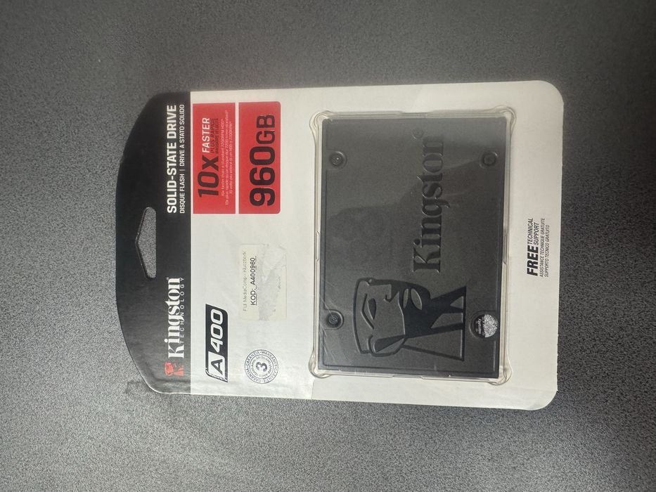 Dysk ssd kingstone A400 960GB SATA