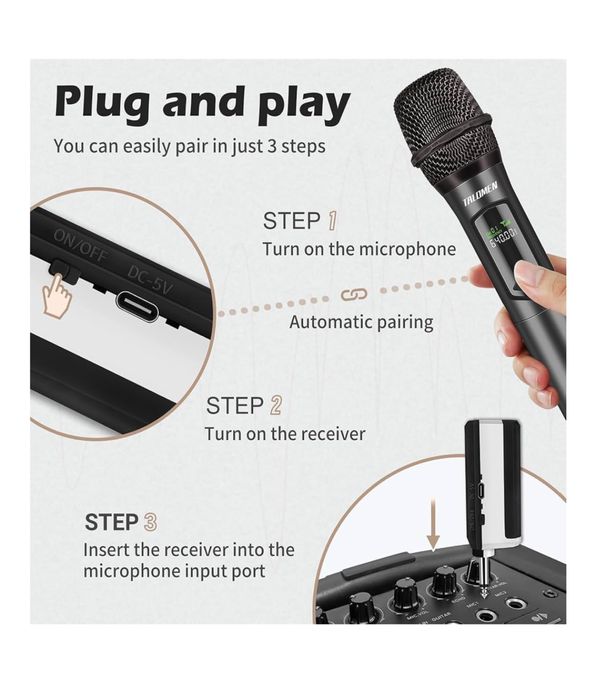 Microfone sem fios!!