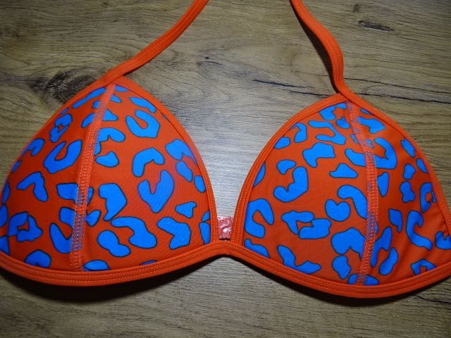 Góra bikini trójkąty usztywniany wiązany 12-13 l