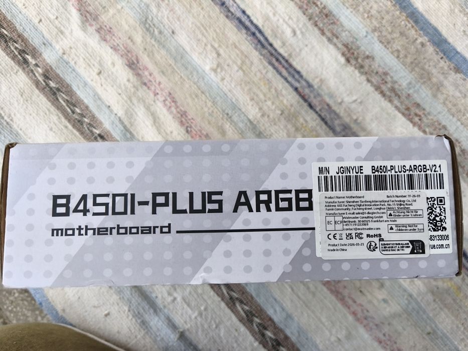 Motherboard B450I-Plus  ARGB