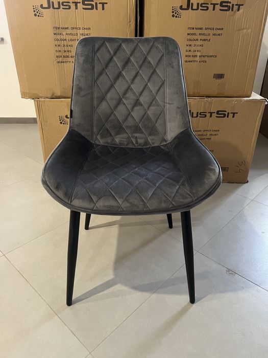 Стілець Just Sit LAGOS Cірий,Чорний