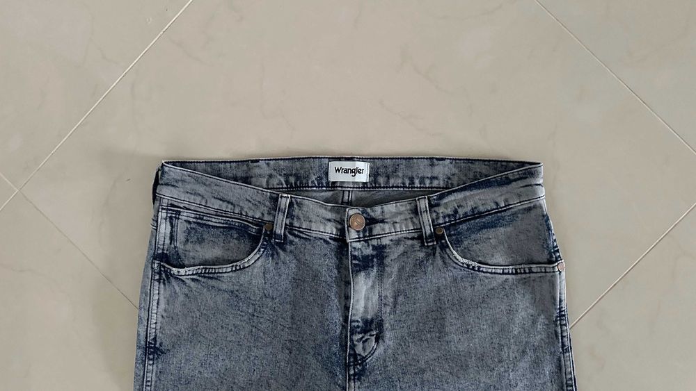 Wrangler Larston 36/32 Spodnie Piękne Slim