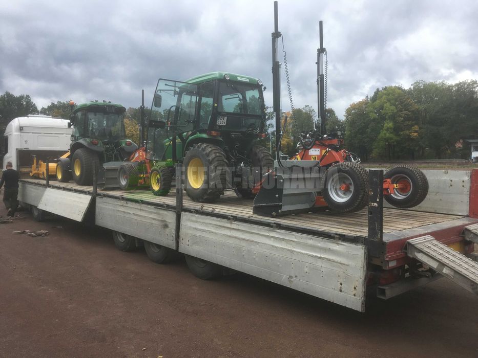 równanie laserowe niwelacja mikroniwelacja równiarka laserowa boiska