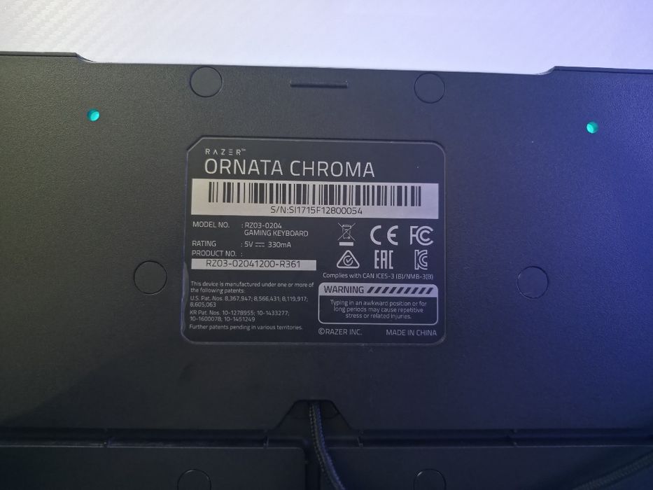 Teclado Gaming Razer Ornata Chroma